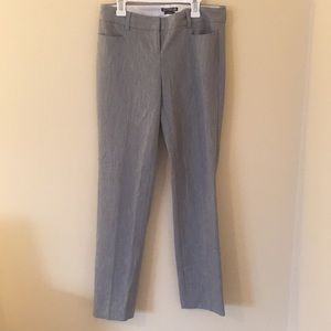 express grey columnist pants. size 0.